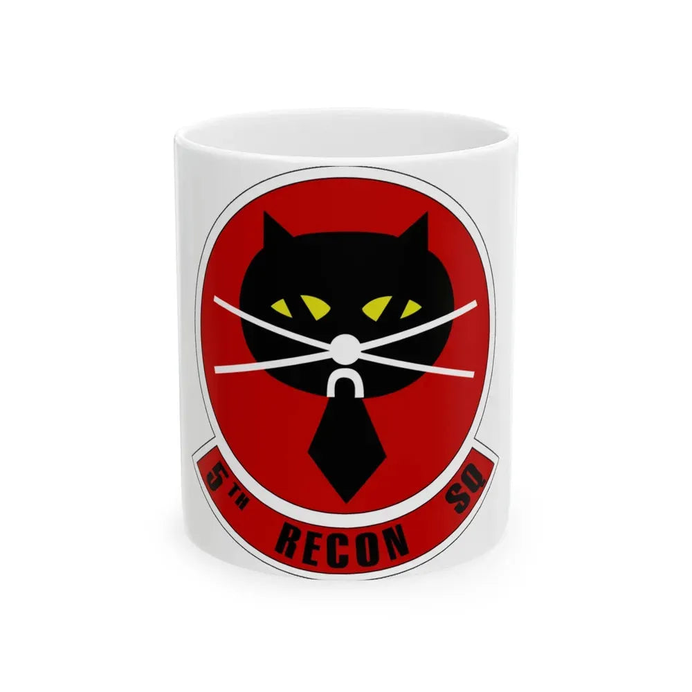 5th Reconnaissance Squadron (U.S. Air Force) White Coffee Mug 11oz - Go Mug Yourself
