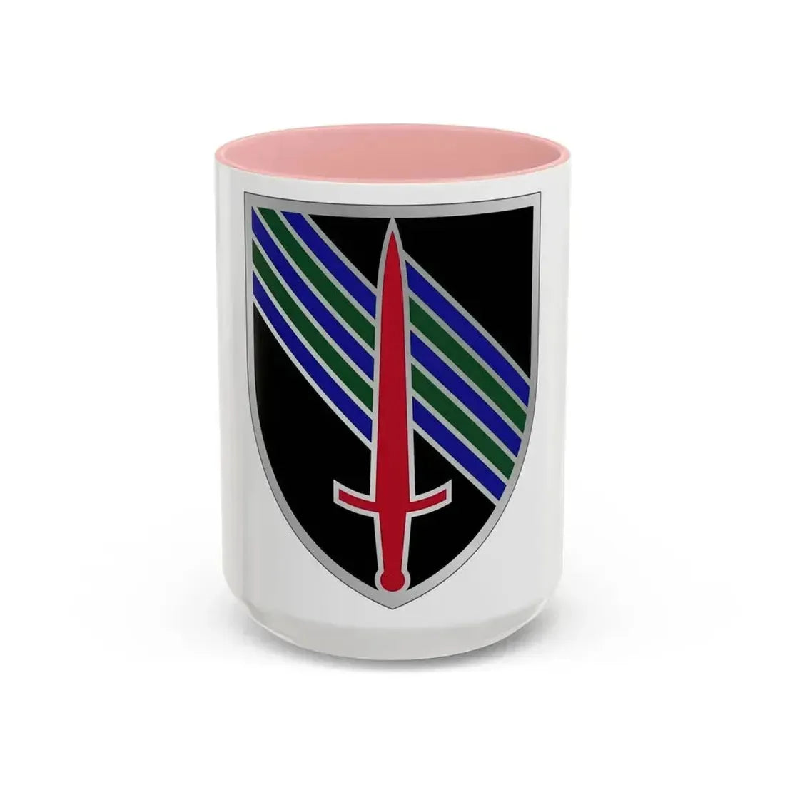 5th Security Force Assistance Brigade (U.S. Army) Accent Coffee Mug 15oz Pink - Go Mug Yourself