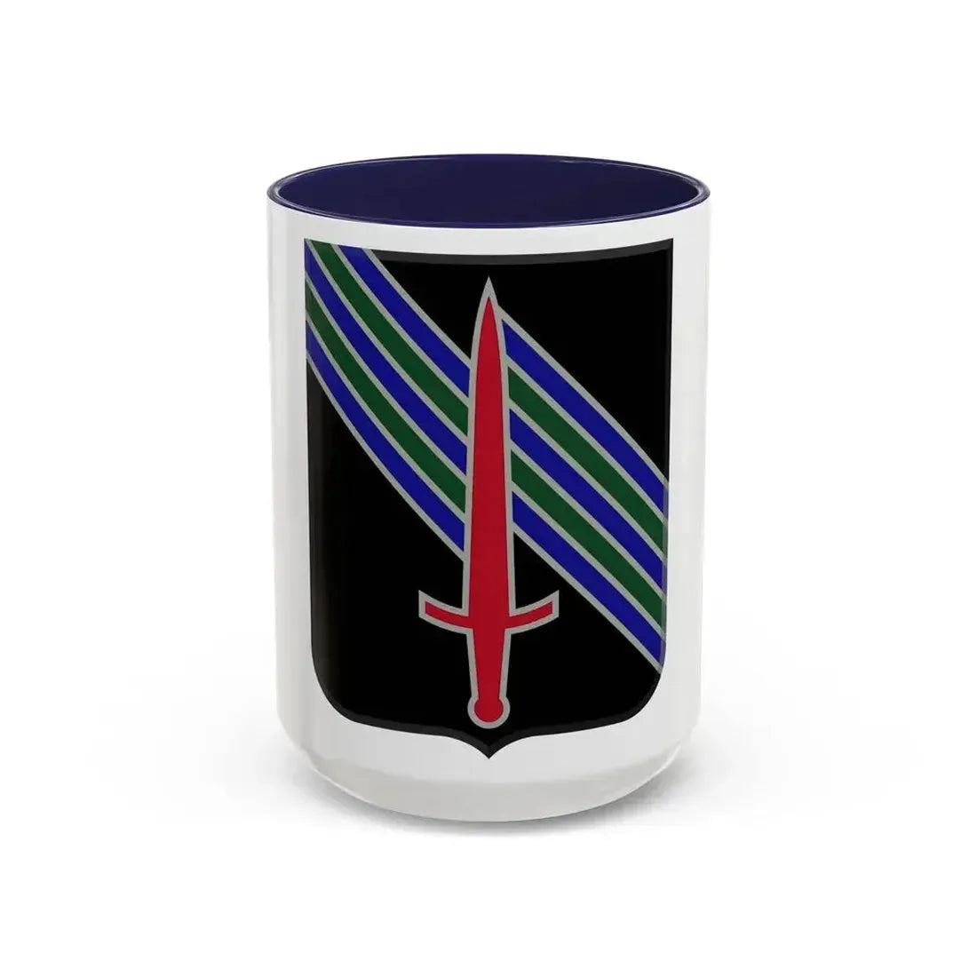 5th Security Force Assistance Brigade v2 (U.S. Army) Accent Coffee Mug 15oz Navy - Go Mug Yourself