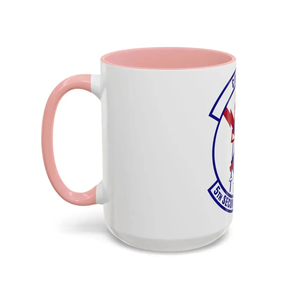 5th Security Forces Squadron (U.S. Air Force) Accent Coffee Mug - Go Mug Yourself