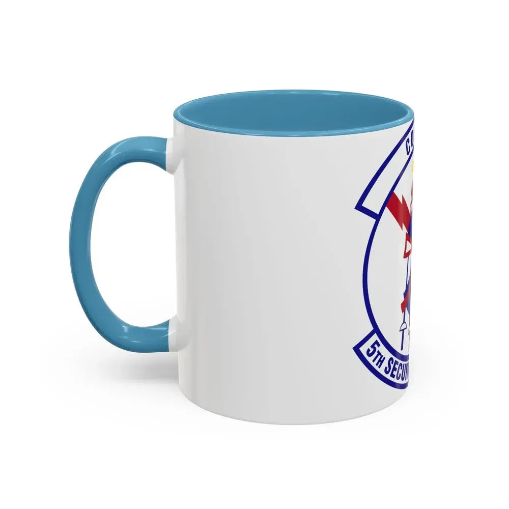 5th Security Forces Squadron (U.S. Air Force) Accent Coffee Mug - Go Mug Yourself