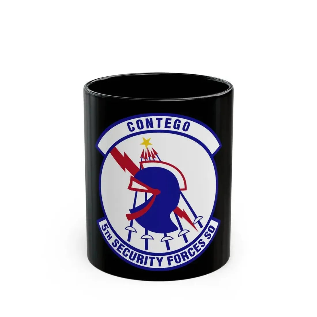 5th Security Forces Squadron (U.S. Air Force) Black Coffee Mug 11oz - Go Mug Yourself