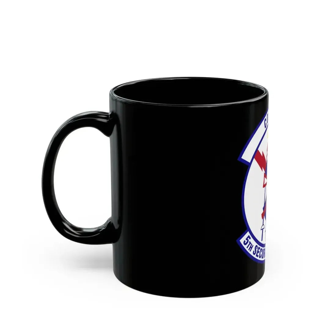 5th Security Forces Squadron (U.S. Air Force) Black Coffee Mug - Go Mug Yourself