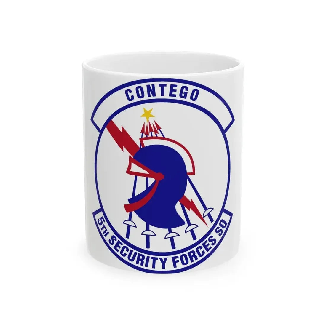 5th Security Forces Squadron (U.S. Air Force) White Coffee Mug 11oz - Go Mug Yourself