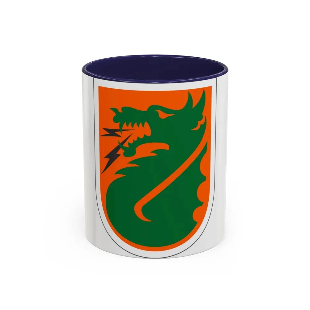 5th Signal Command (U.S. Army) Accent Coffee Mug 11oz Navy - Go Mug Yourself