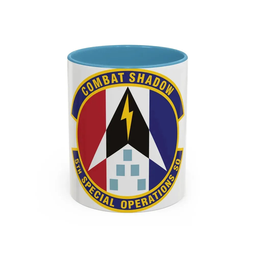 5th Special Operations Squadron (U.S. Air Force) Accent Coffee Mug 11oz Light Blue - Go Mug Yourself