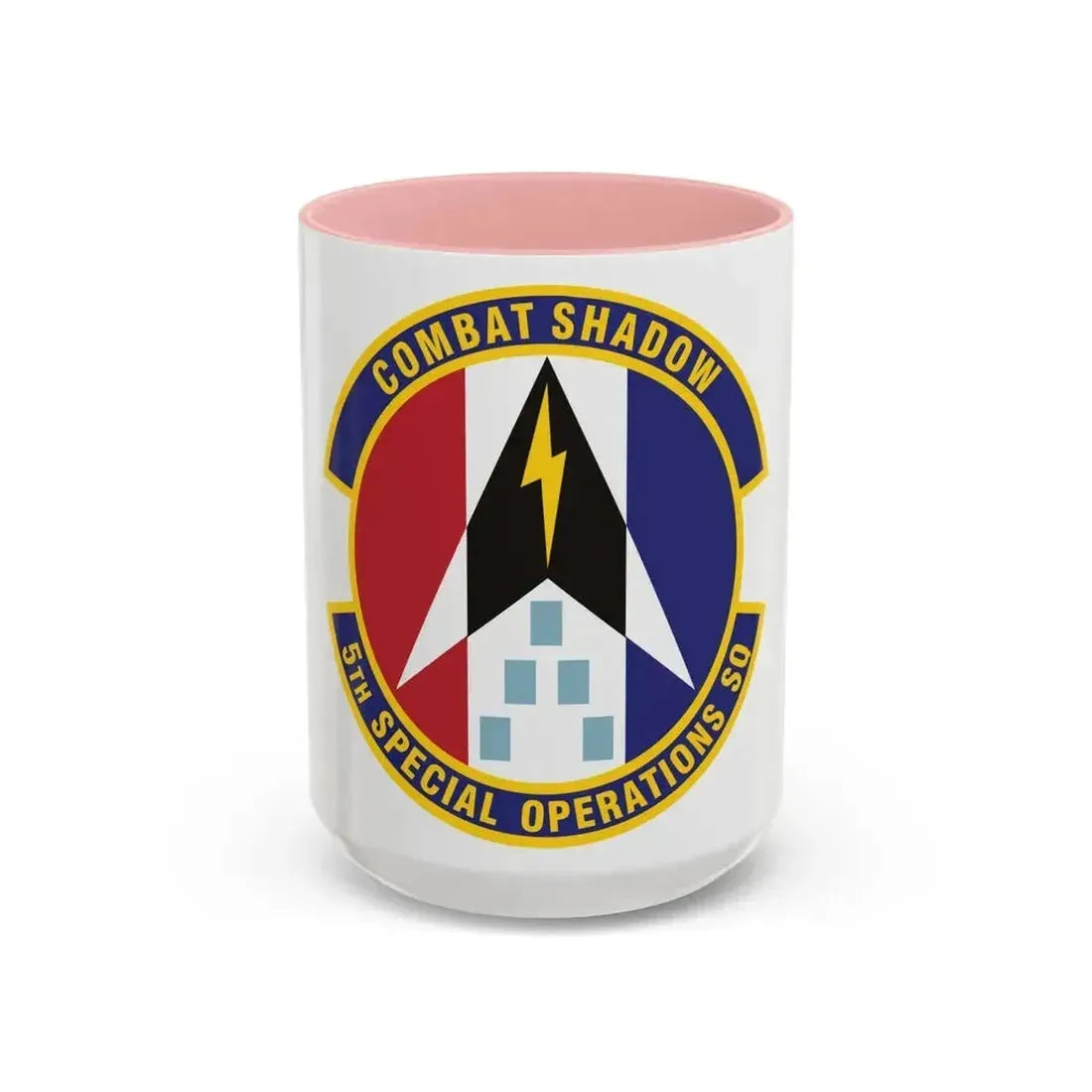 5th Special Operations Squadron (U.S. Air Force) Accent Coffee Mug 15oz Pink - Go Mug Yourself