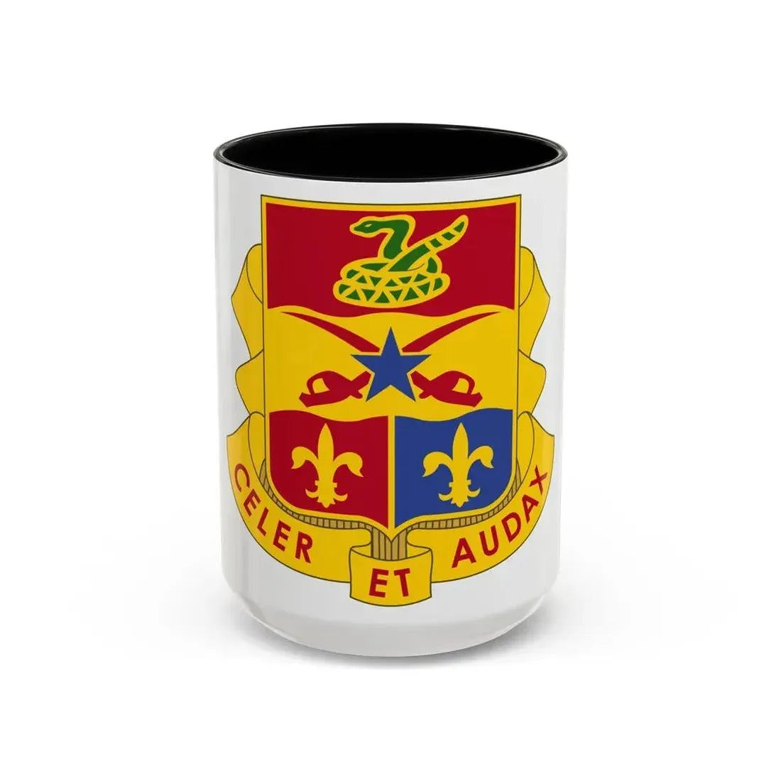 6 Artillery Regiment (U.S. Army) Accent Coffee Mug 15oz Black - Go Mug Yourself