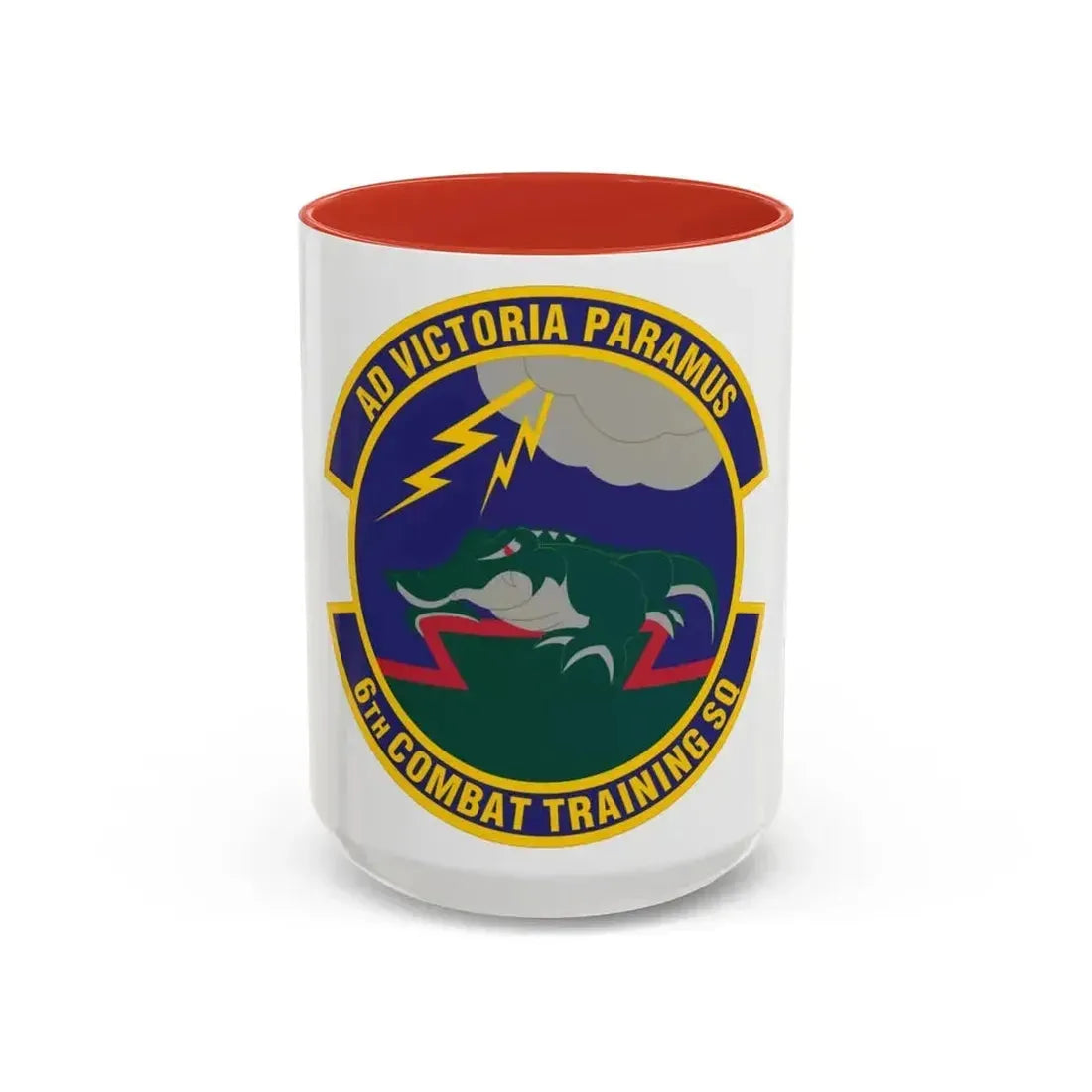 6 Combat Training Squadron ACC (U.S. Air Force) Accent Coffee Mug 15oz Red - Go Mug Yourself