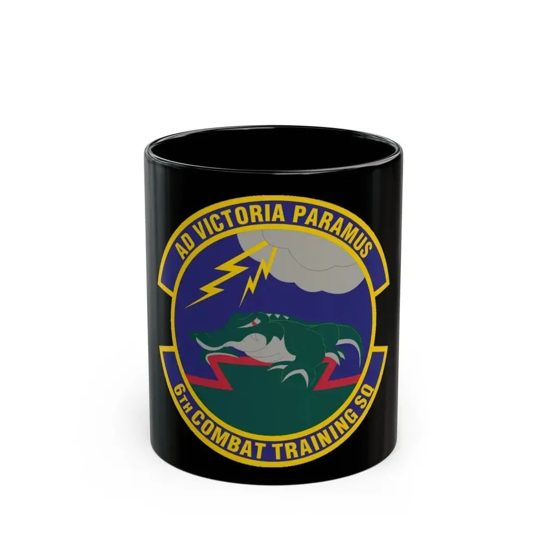 6 Combat Training Squadron ACC (U.S. Air Force) Black Coffee Mug 11oz - Go Mug Yourself