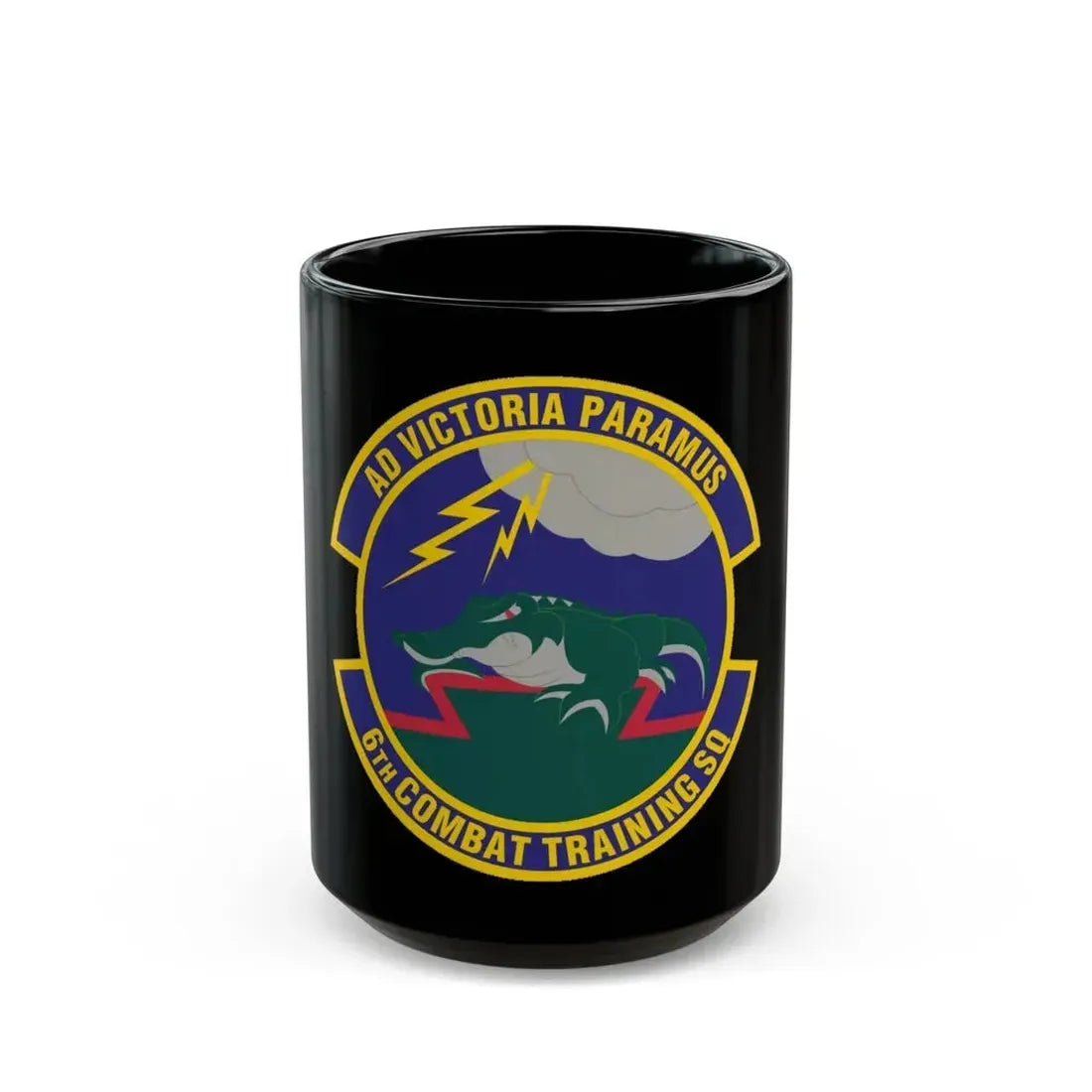 6 Combat Training Squadron ACC (U.S. Air Force) Black Coffee Mug 15oz - Go Mug Yourself