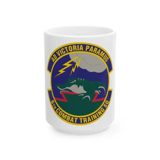 6 Combat Training Squadron ACC (U.S. Air Force) White Coffee Mug 15oz - Go Mug Yourself