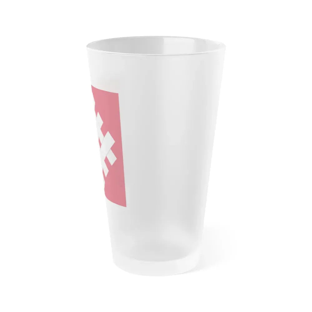 6 Group (U.S. Army) Frosted Pint Glass 16oz - Go Mug Yourself