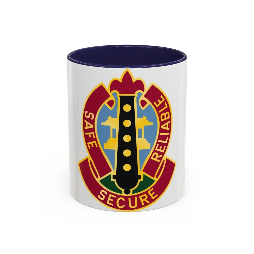 6 Ordnance Battalion (U.S. Army) Accent Coffee Mug 11oz Navy - Go Mug Yourself