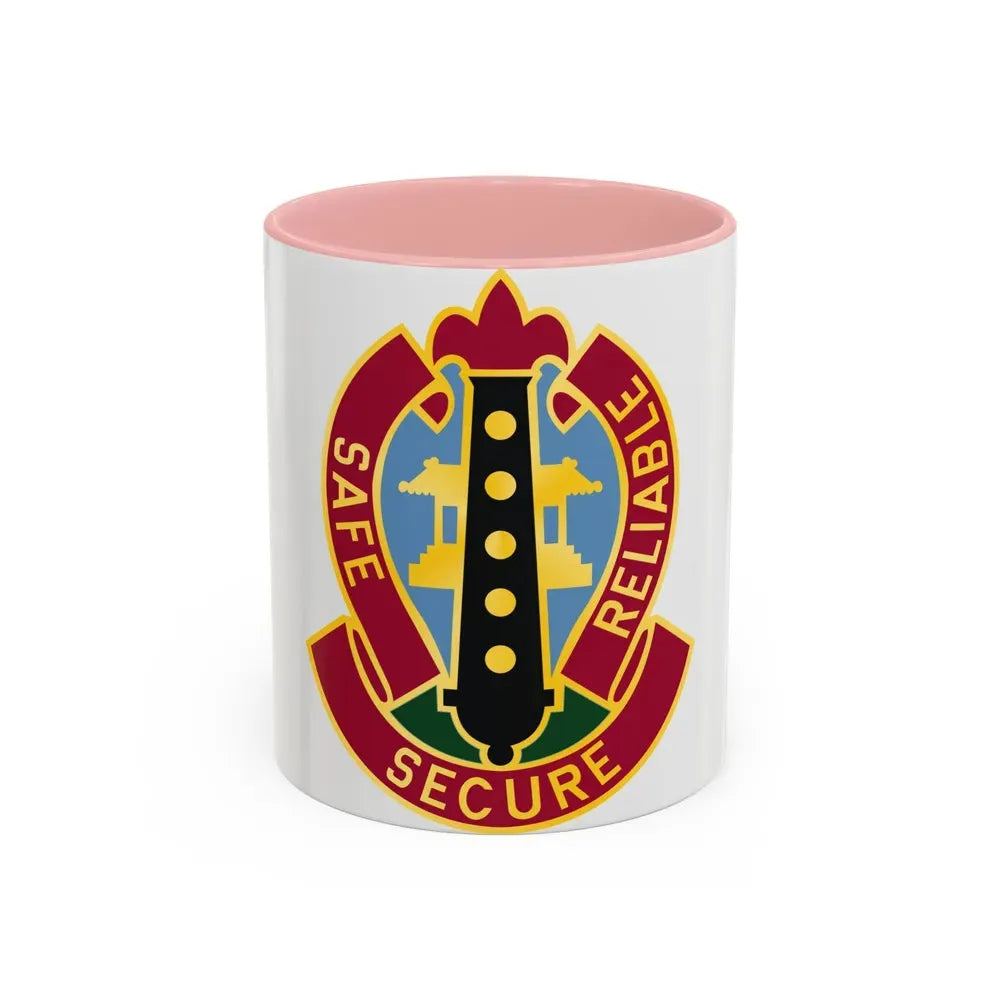 6 Ordnance Battalion (U.S. Army) Accent Coffee Mug 11oz Pink - Go Mug Yourself