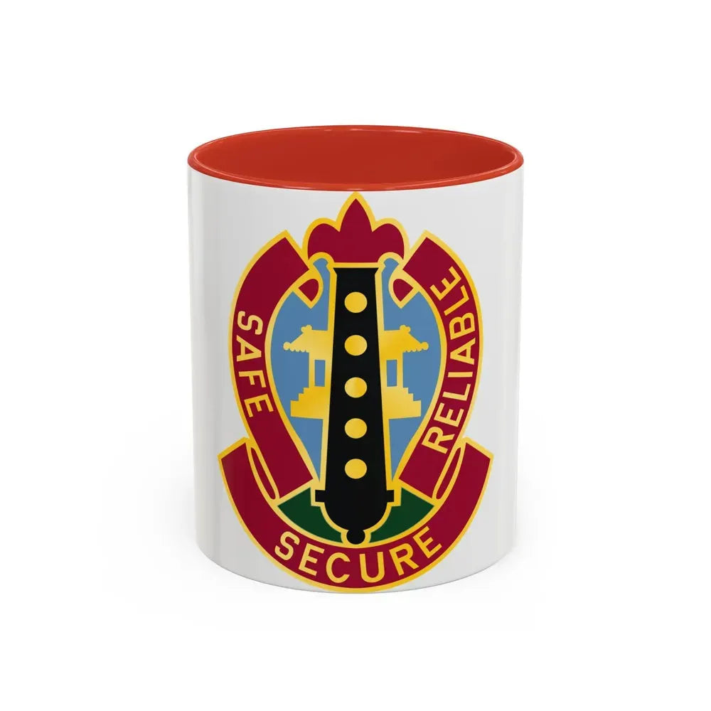 6 Ordnance Battalion (U.S. Army) Accent Coffee Mug 11oz Red - Go Mug Yourself