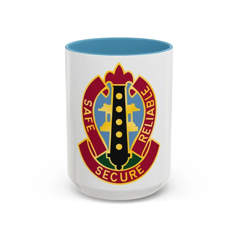 6 Ordnance Battalion (U.S. Army) Accent Coffee Mug 15oz Light Blue - Go Mug Yourself