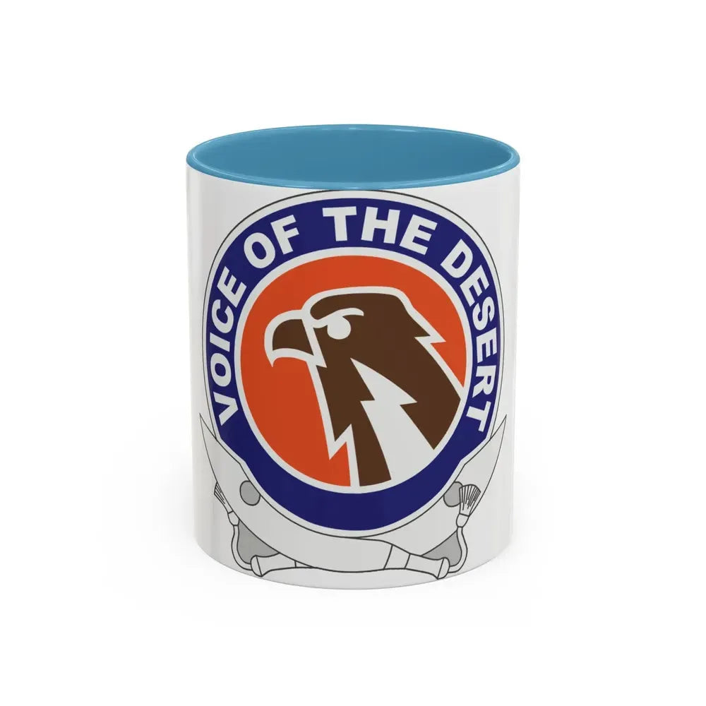 6 Signal Command 2 (U.S. Army) Accent Coffee Mug 11oz Light Blue - Go Mug Yourself