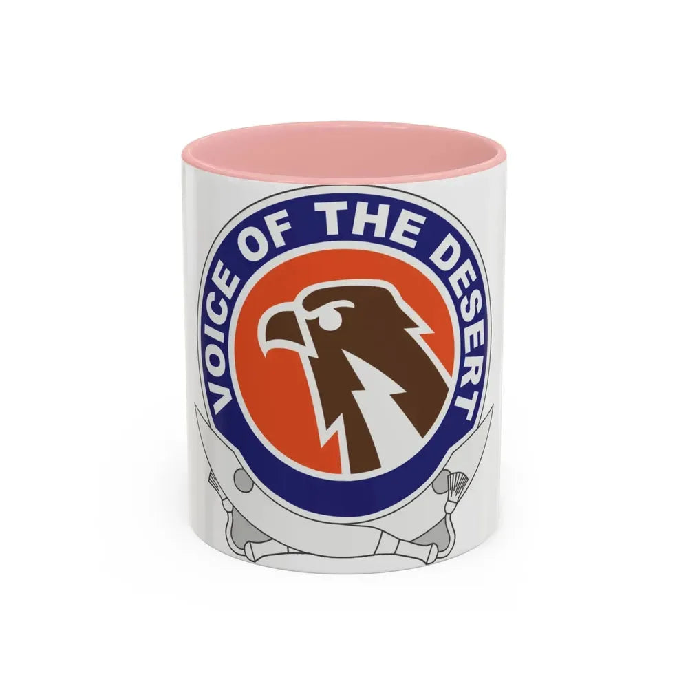 6 Signal Command 2 (U.S. Army) Accent Coffee Mug 11oz Pink - Go Mug Yourself