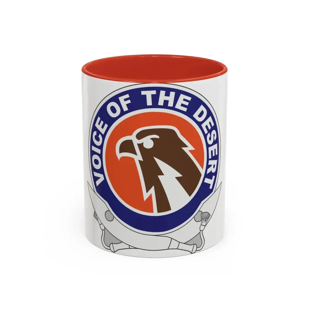 6 Signal Command 2 (U.S. Army) Accent Coffee Mug 11oz Red - Go Mug Yourself
