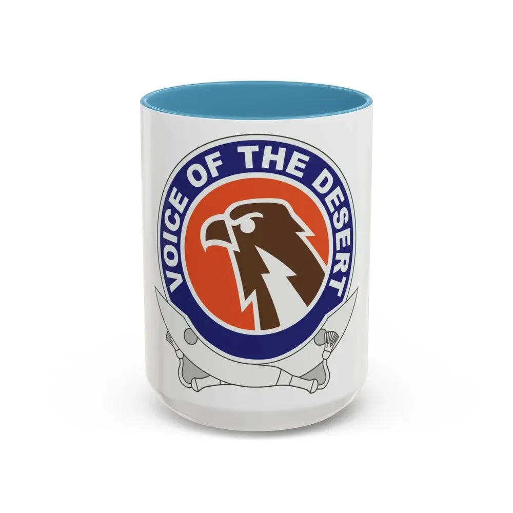 6 Signal Command 2 (U.S. Army) Accent Coffee Mug 15oz Light Blue - Go Mug Yourself