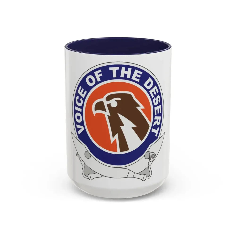 6 Signal Command 2 (U.S. Army) Accent Coffee Mug 15oz Navy - Go Mug Yourself