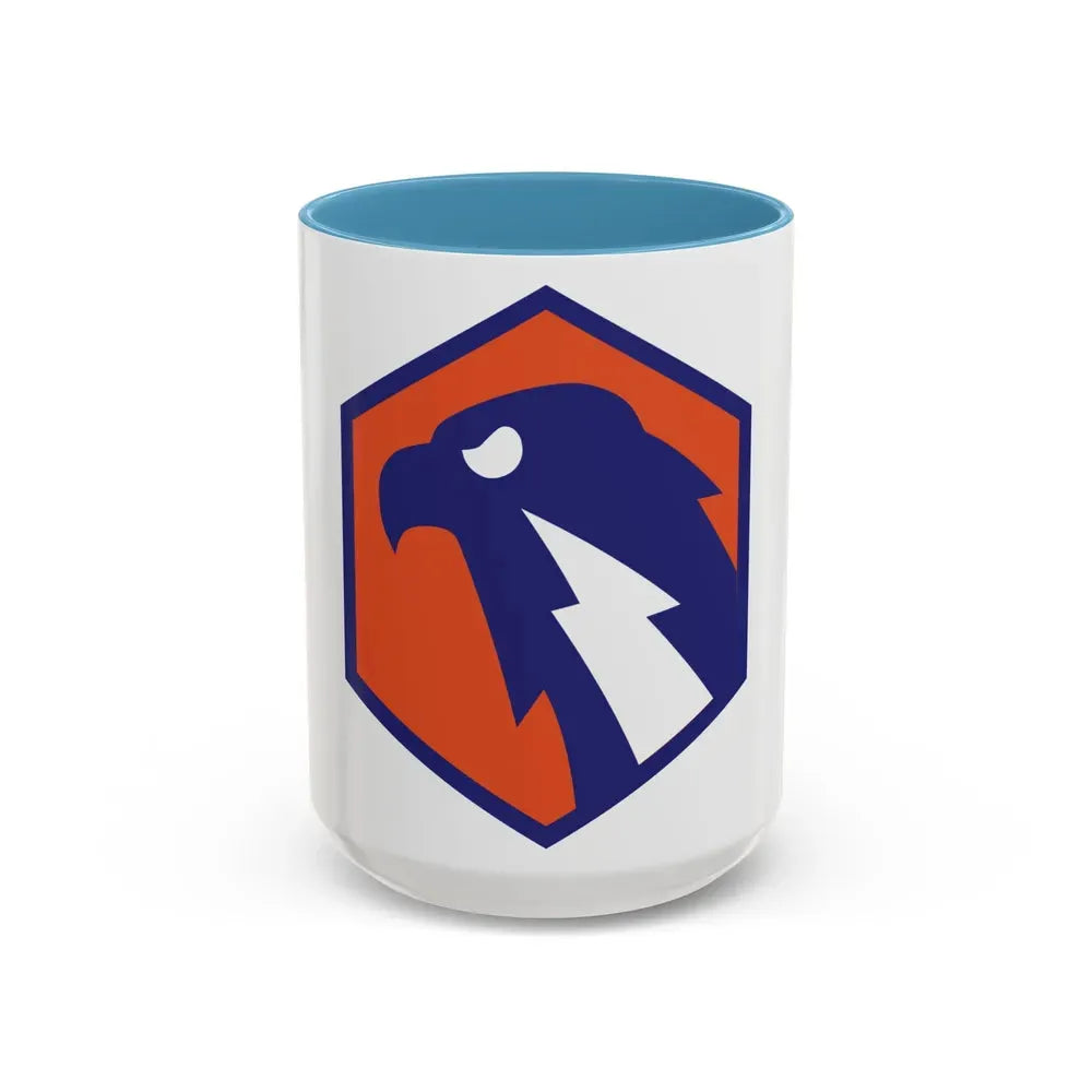 6 Signal Command (U.S. Army) Accent Coffee Mug 15oz Light Blue - Go Mug Yourself