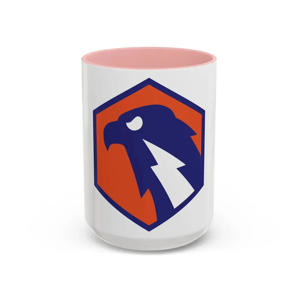6 Signal Command (U.S. Army) Accent Coffee Mug 15oz Pink - Go Mug Yourself