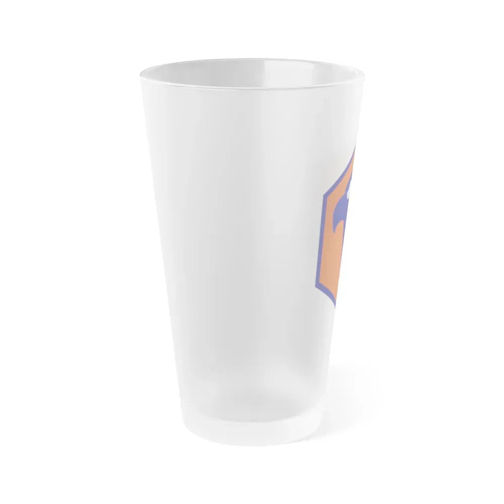 6 Signal Command (U.S. Army) Frosted Pint Glass 16oz - Go Mug Yourself