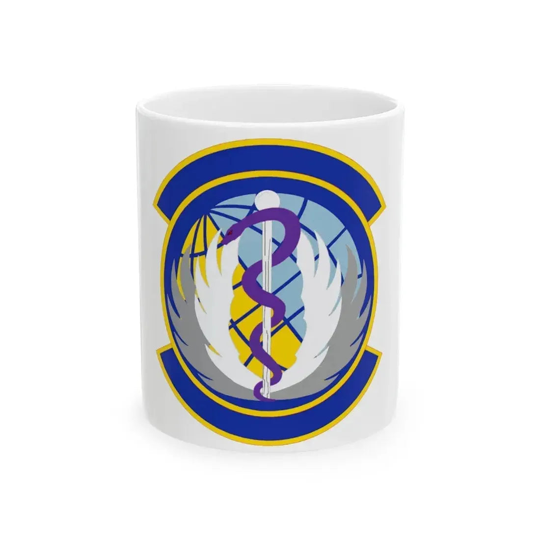60 Healthcare Operations Squadron (U.S. Air Force) White Coffee Mug 11oz - Go Mug Yourself