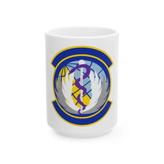60 Healthcare Operations Squadron (U.S. Air Force) White Coffee Mug 15oz - Go Mug Yourself