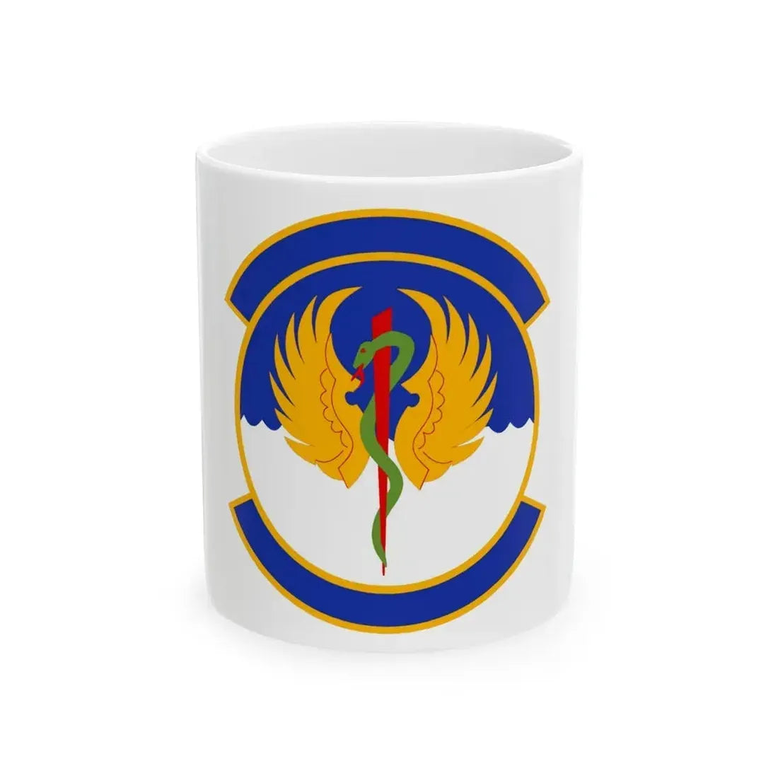 60 Operational Medical Readiness Squadron (U.S. Air Force) White Coffee Mug 11oz - Go Mug Yourself