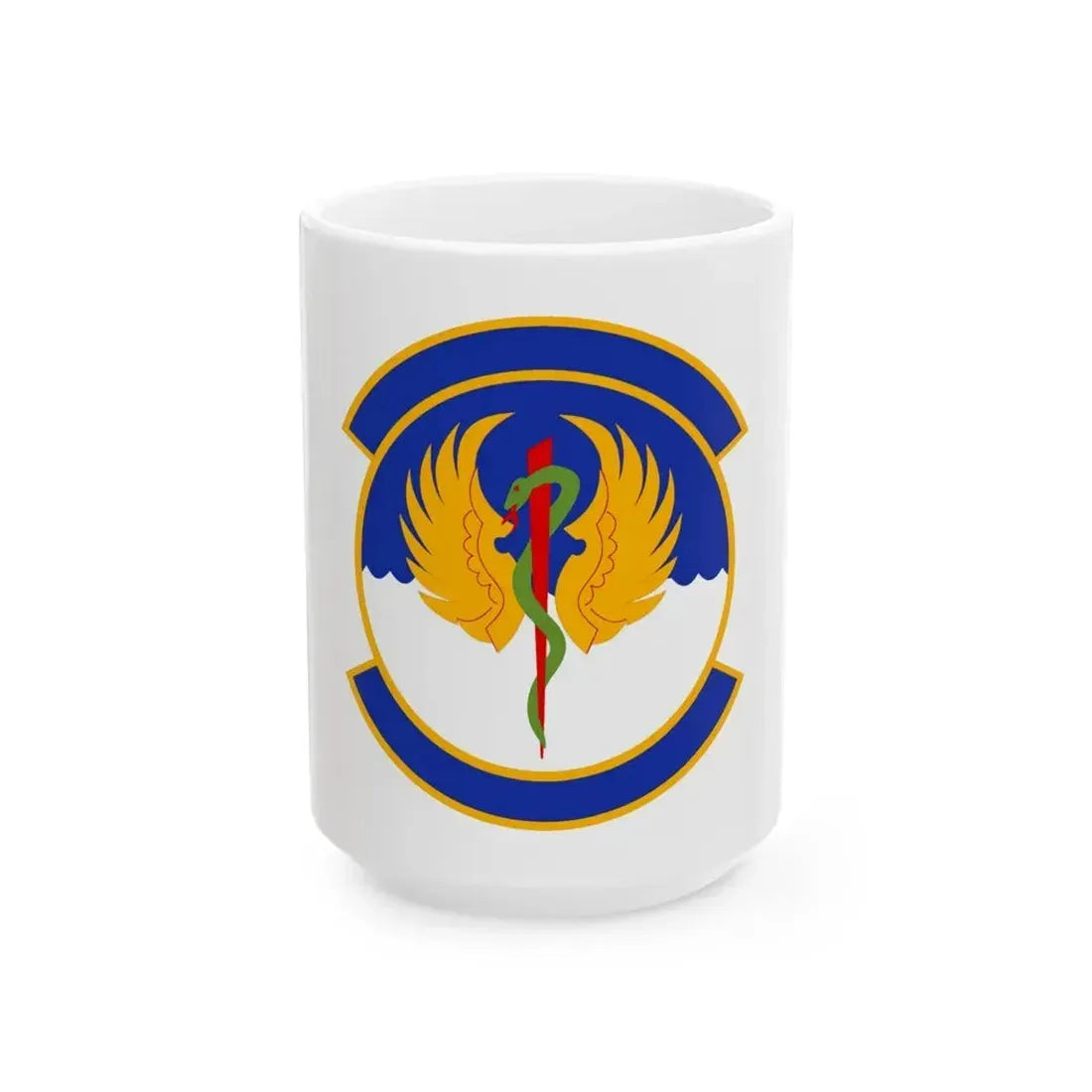 60 Operational Medical Readiness Squadron (U.S. Air Force) White Coffee Mug 15oz - Go Mug Yourself