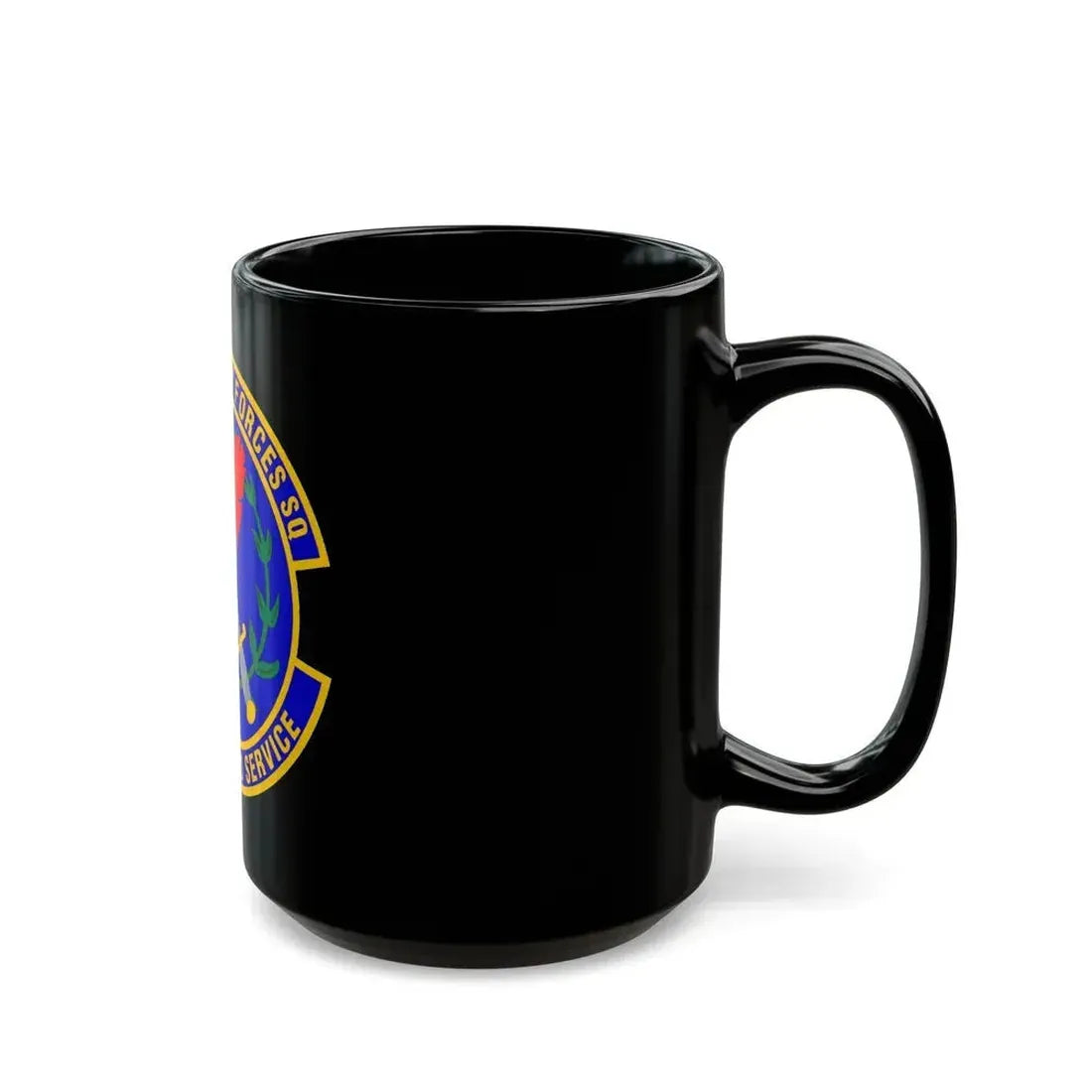 60 Security Forces Squadron AMC (U.S. Air Force) Black Coffee Mug - Go Mug Yourself