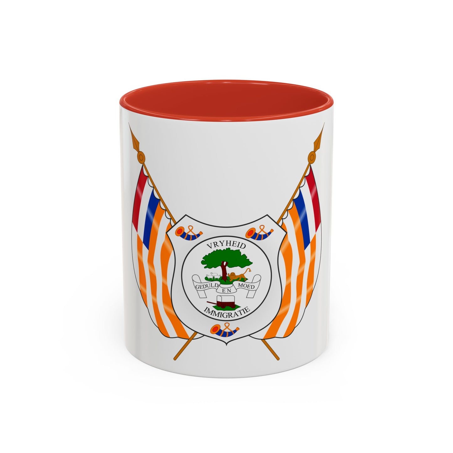 Coat of arms of the Orange Free State - Accent Coffee Mug