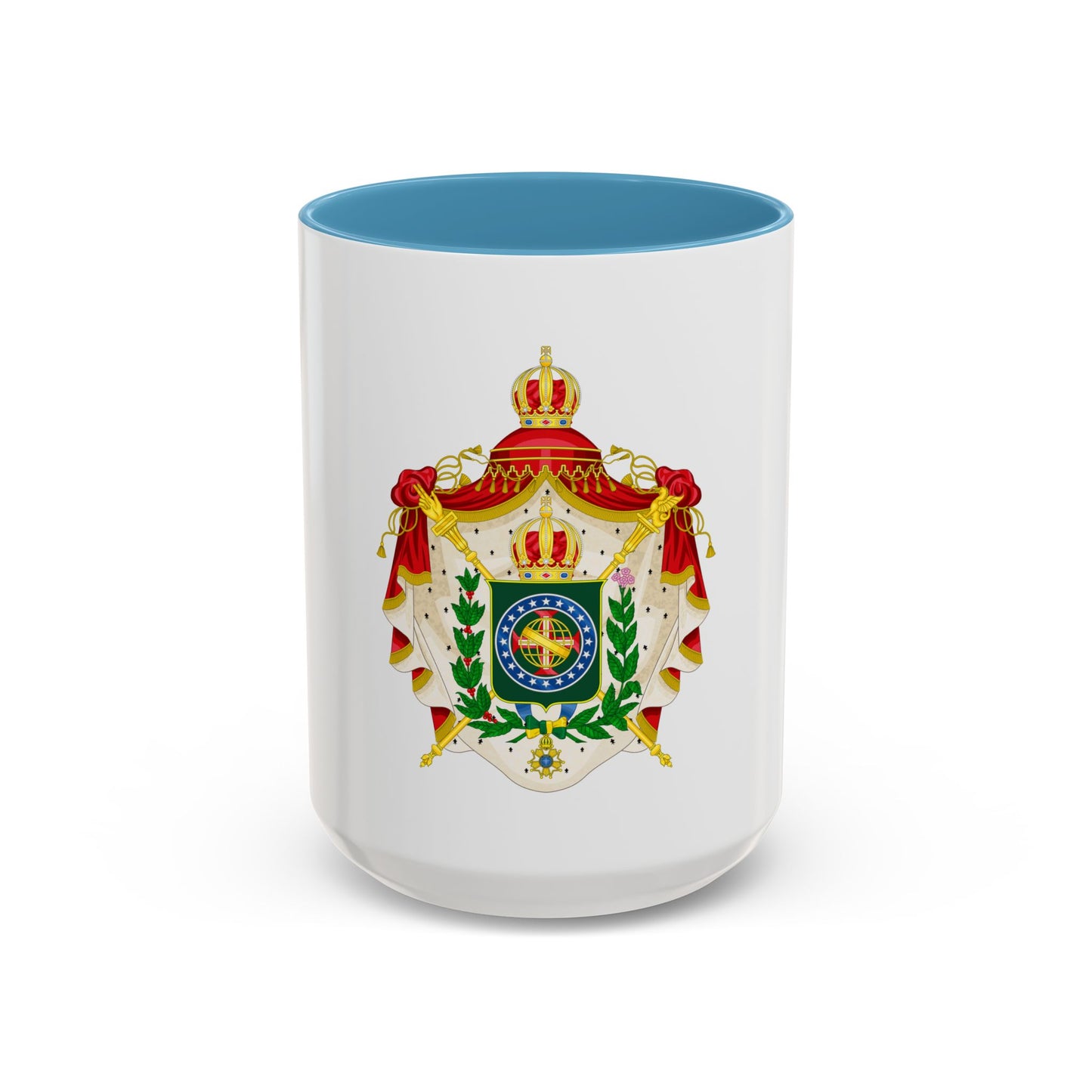 Coat of arms of the Empire of Brazil - Accent Coffee Mug