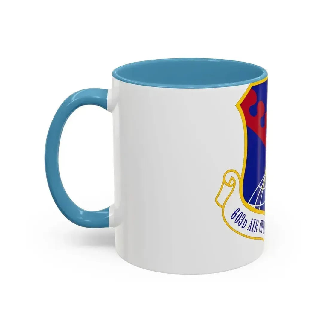 603 Air Operations Center USAFE (U.S. Air Force) Accent Coffee Mug - Go Mug Yourself