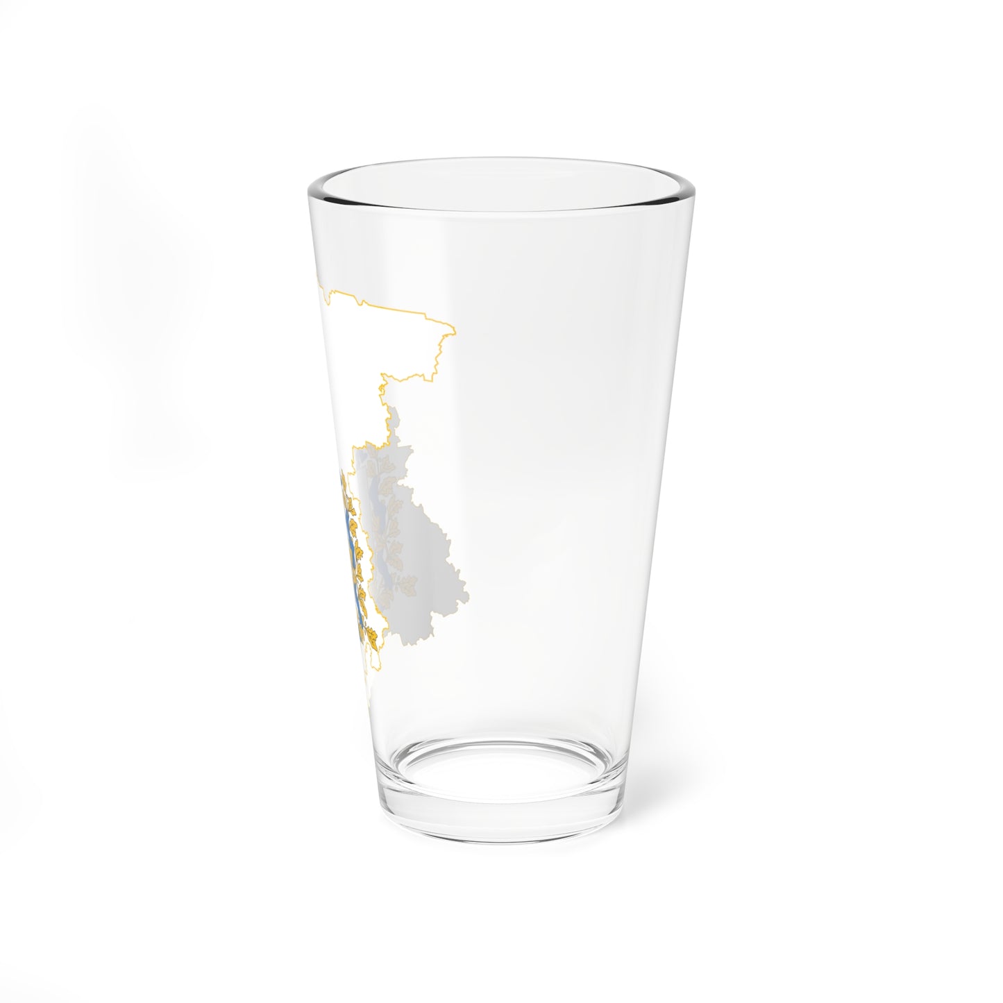Flag-map of Nizhny Novgorod Oblast (Russia) Pint Glass 16oz