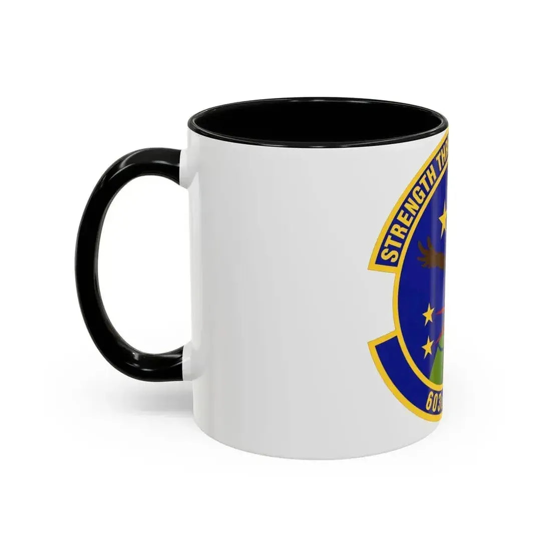603d Air Communications Squadron (U.S. Air Force) Accent Coffee Mug - Go Mug Yourself