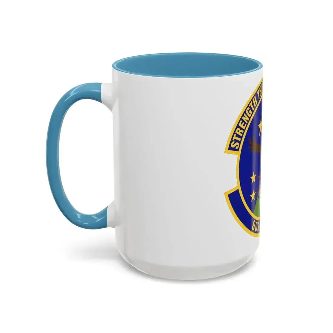 603d Air Communications Squadron (U.S. Air Force) Accent Coffee Mug - Go Mug Yourself