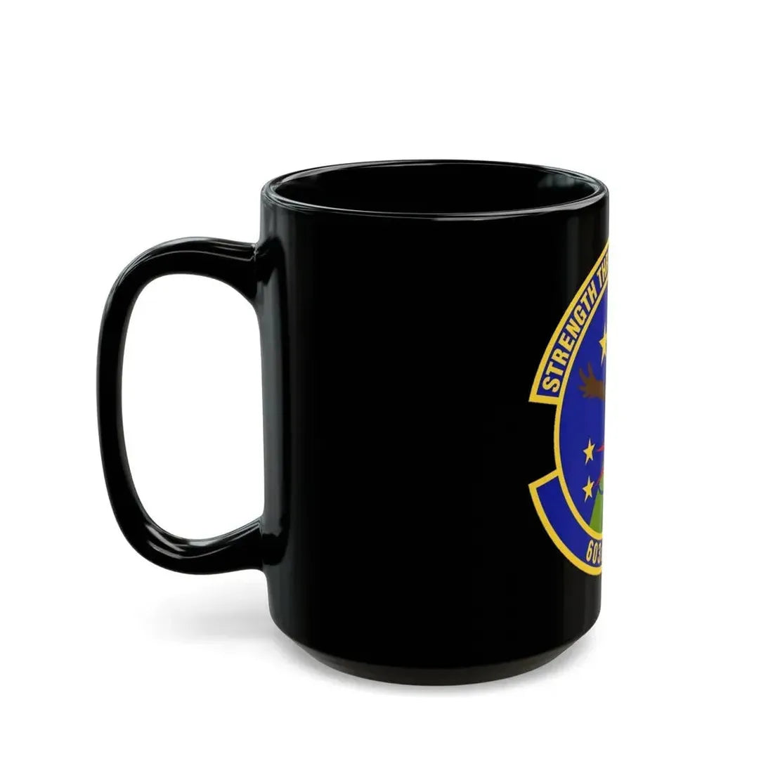 603d Air Communications Squadron (U.S. Air Force) Black Coffee Mug - Go Mug Yourself