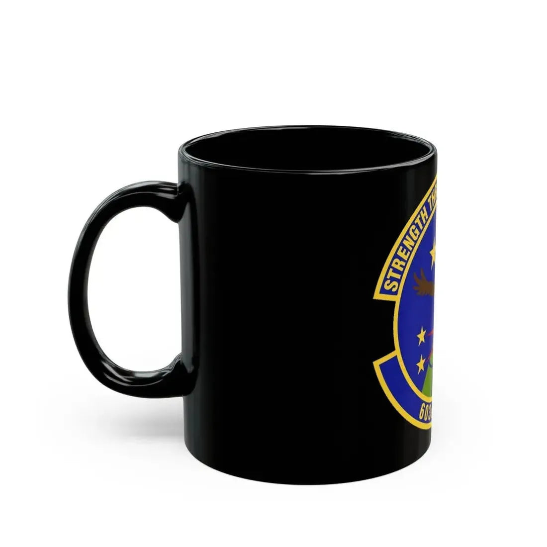 603d Air Communications Squadron (U.S. Air Force) Black Coffee Mug - Go Mug Yourself