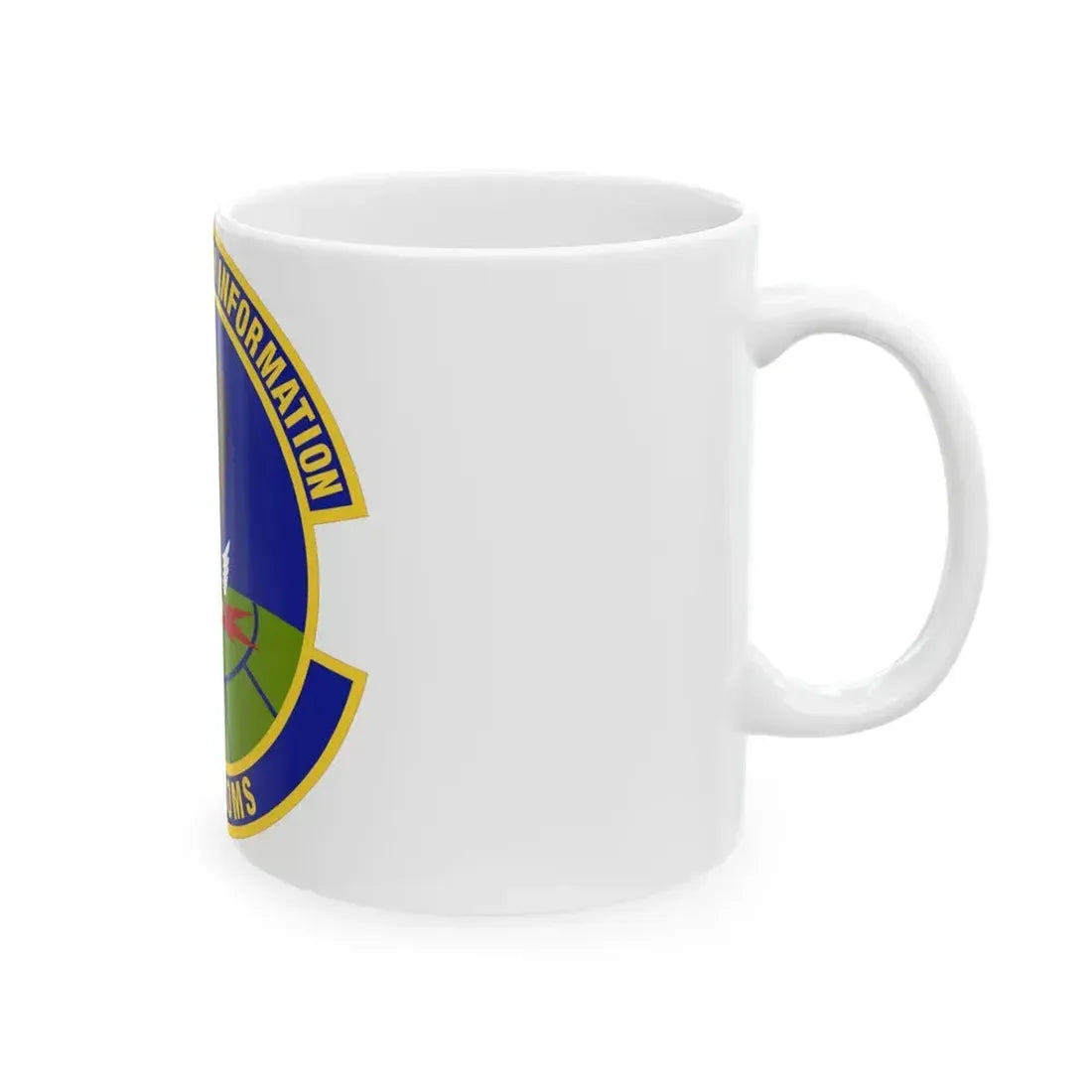 603d Air Communications Squadron (U.S. Air Force) White Coffee Mug - Go Mug Yourself