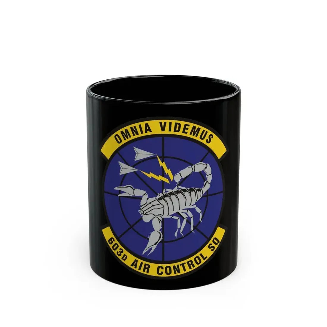 603d Air Control Squadron (U.S. Air Force) Black Coffee Mug 11oz - Go Mug Yourself