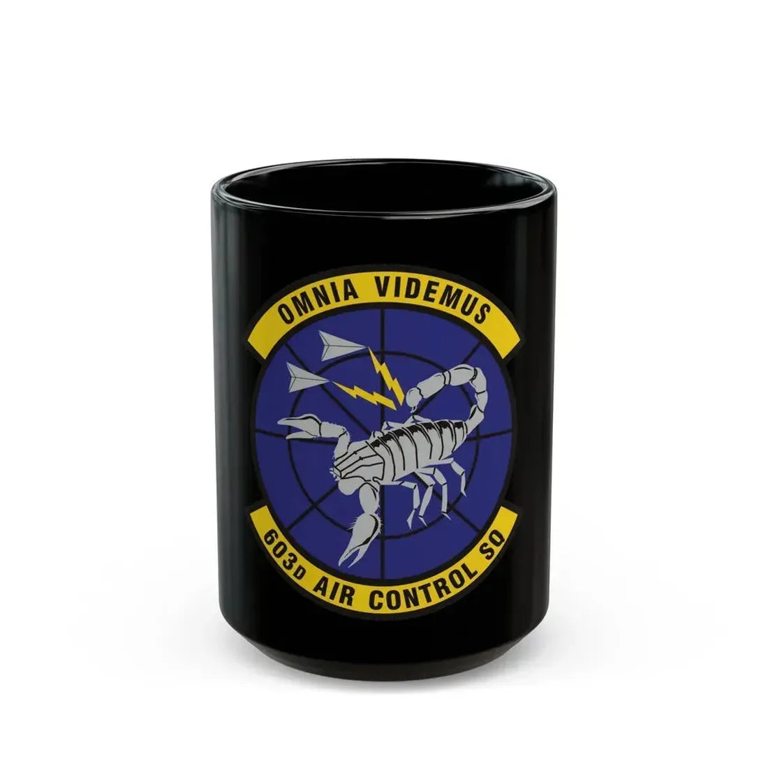 603d Air Control Squadron (U.S. Air Force) Black Coffee Mug 15oz - Go Mug Yourself