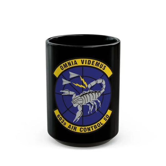 603d Air Control Squadron (U.S. Air Force) Black Coffee Mug 15oz - Go Mug Yourself