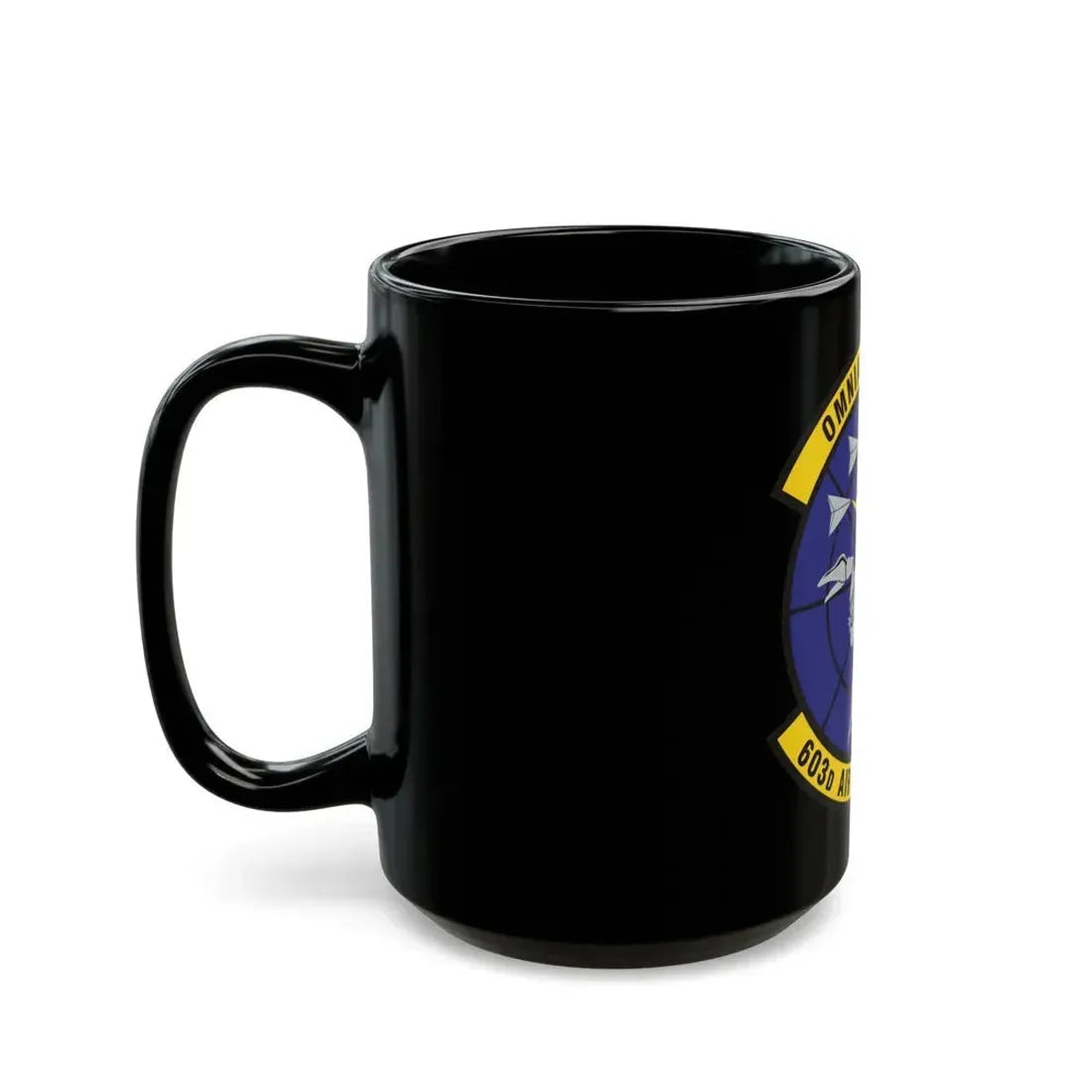 603d Air Control Squadron (U.S. Air Force) Black Coffee Mug - Go Mug Yourself