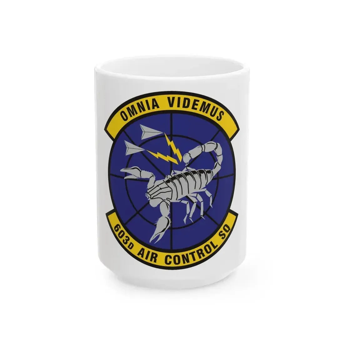 603d Air Control Squadron (U.S. Air Force) White Coffee Mug 15oz - Go Mug Yourself