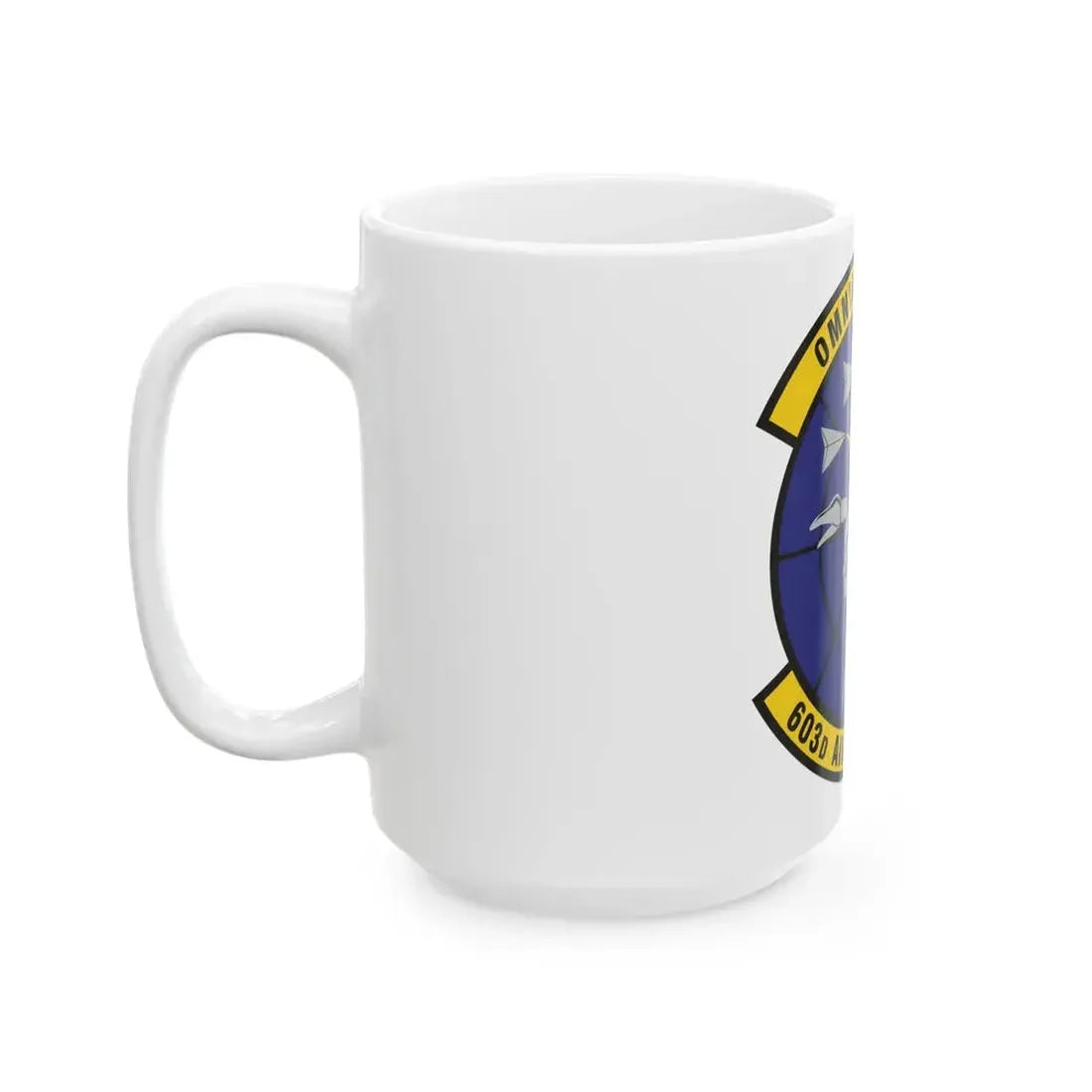 603d Air Control Squadron (U.S. Air Force) White Coffee Mug - Go Mug Yourself