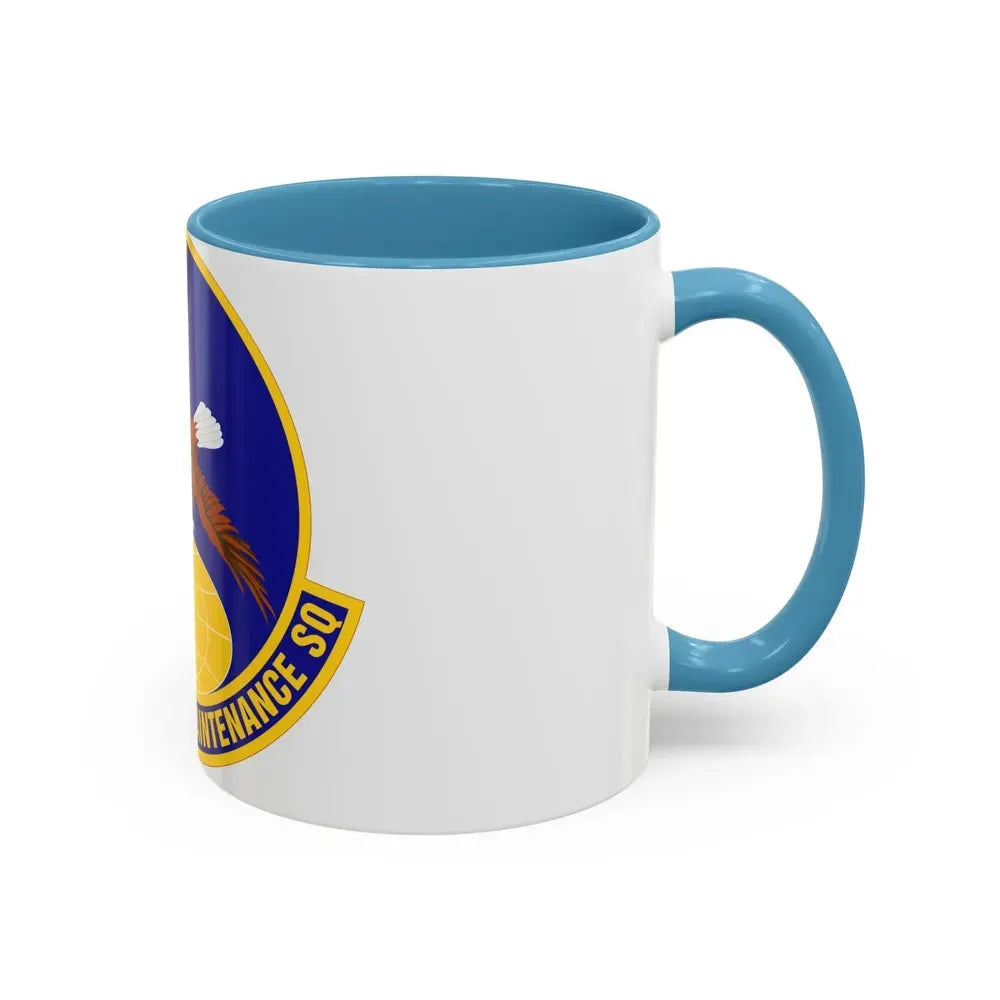 605 Aircraft Maintenance Squadron AMC (U.S. Air Force) Accent Coffee Mug - Go Mug Yourself